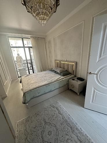 Батирлер: 2 бөлмө, 63 м², Асанбай мкр Элитка, 3 кабат, Евро оңдоо — 3