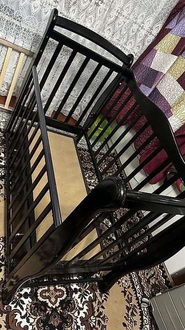 magic five: Манеж-кровать, Б/у, С комодом, Дерево — 2