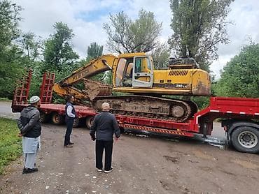 строительная бытовка: УСЛУГИ ТРАЛА ТРАЛА ТРАЛА ПЕРЕВОЗКА Низкорамный полуприцеп-трал — 3