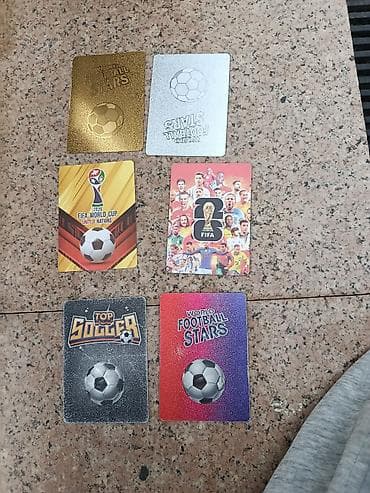 cd card: Коллекция футбольных карточек - Тематика: мировые футбольные звезды — 1