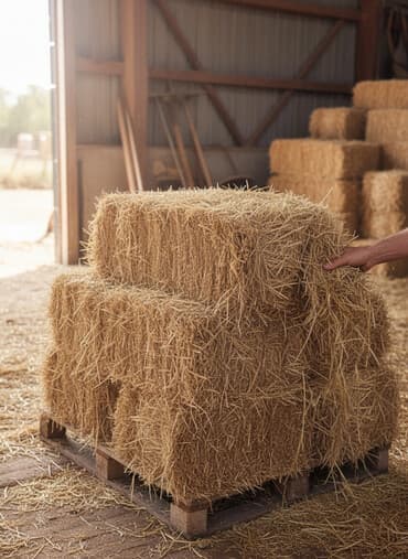 Салома, саман. 50 шт. евро тюк at lalafo.kg Салома, саман. 50 шт. евро тюк