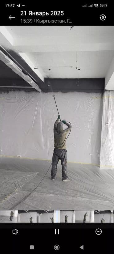 прайс лист на отделочные работы в бишкеке 2024: Покраска стен, Покраска потолков, Декоративная покраска, На масляной основе, На водной основе, 3-5 лет опыта — 22