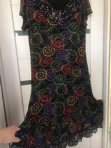 armani code: Повседневное платье, Турция, Лето, Длинная модель, Трикотаж, Трапеция, 2XL — 1