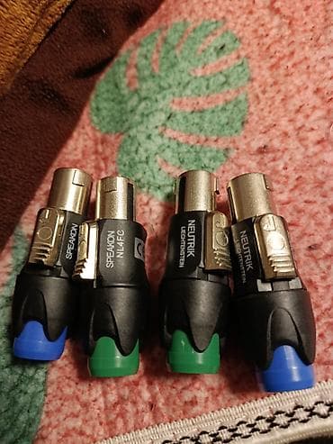 акустический паролон: Speakon-коннекторы и панельные разъёмы для акустики - Разъём-штекер — 3