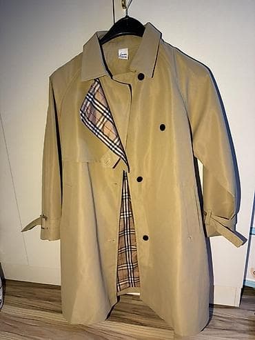 Плащ, Тренчкот, Двубортная модель