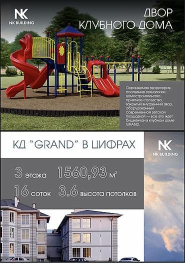 продаю участок 2 сотых: 2 комнаты, 79 м², Элитка, 3 этаж, Готовая ПСО (под самоотделку) — 3