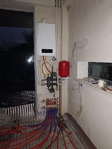 отопление услуга: Установка батарей, Установка котлов, Теплый пол Гарантия, Бесплатный выезд, Бесплатная консультация Больше 6 лет опыта — 1