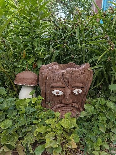Комнатные растения: Вазон для улицы и сада в виде «лесного духа» - Декоративный уличный — 2
