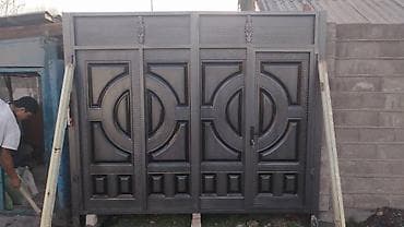 Кованые металлические ворота и калитки - Материал: сталь с