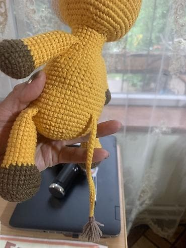Игрушки: Вязаные игрушки амигуруми: оленята и жирафы - Ручная работа крючком — 6