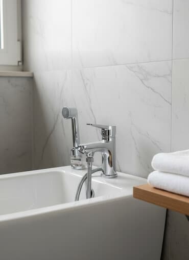 смисители: Смеситель для биде с гигиеническим душем - Однорычажный смеситель с — 1