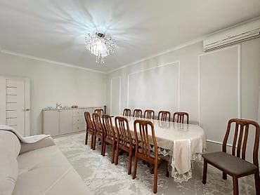 в посёлке манас: 4 комнаты, 81 м², 106 серия, 1 этаж, Евроремонт — 3