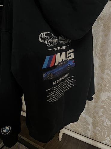 Худи BMW M Motorsport - Цвет: черный - Принты: спереди крупный lalafo.kg да Худи BMW M Motorsport - Цвет: черный - Принты: спереди крупный