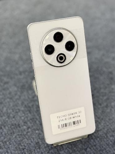 Техника и электроника: Tecno Spark 30, Б/у, 256 ГБ, цвет - Белый, 2 SIM — 6