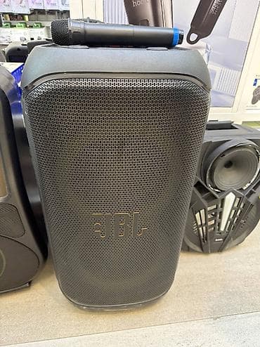 микро гес: Портативная акустическая система JBL с беспроводным микрофоном - — 1
