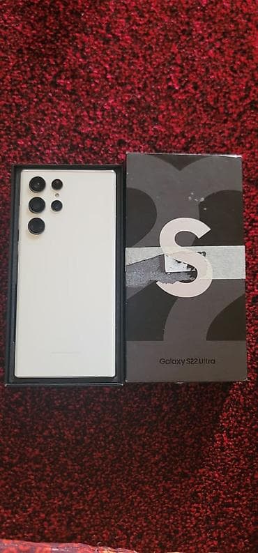 dji osmo mobile 7p: Samsung Galaxy S22 Ultra, Б/у, 256 ГБ, цвет - Белый, 1 SIM — 1