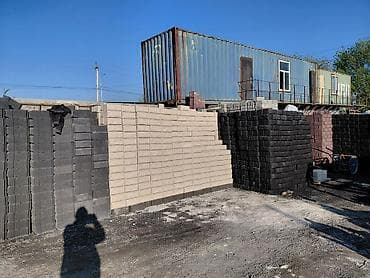 кирпич скупка: Пескоблок Рваный, Заборный, 150x400x200, Бесплатная доставка — 10