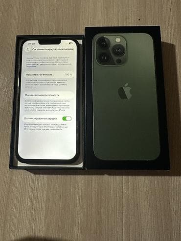 apple iphone 6 plus: IPhone 13 Pro, Б/у, 256 ГБ, Alpine Green, Коробка — 4