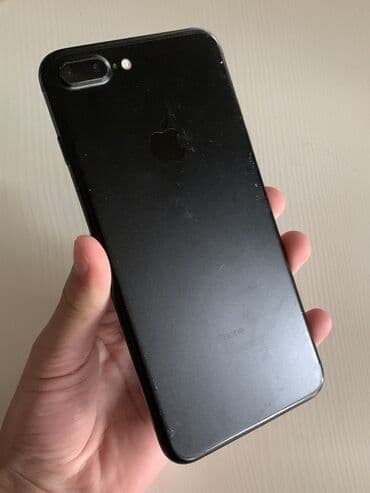 apple 8: IPhone 7 Plus, Б/у, 128 ГБ, Black Titanium, Чехол, 99 % — 1