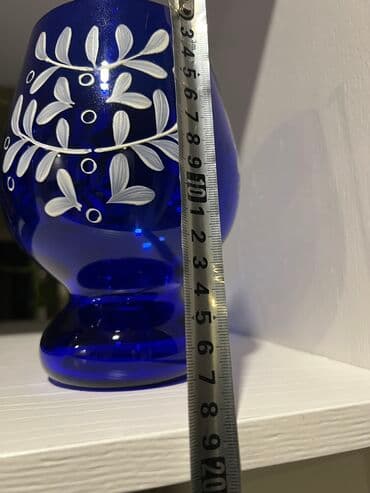 Искусство и коллекционирование: Вазы! Старинные ! Ручная роспись !Шикарная 3 йка! Ваза и подсвечники — 7