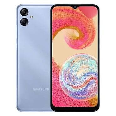 apple whatch: Samsung Galaxy A04e, Б/у, 64 ГБ, цвет - Голубой, 2 SIM — 3