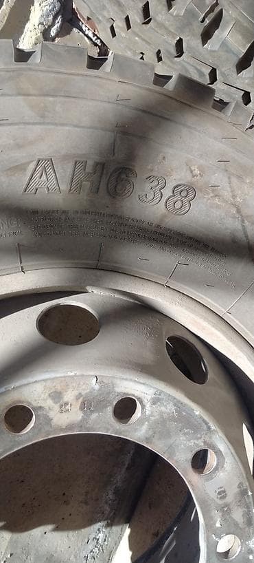 диск на мото: Колеса в сборе R 22,5, Комплект, Грузовики/Автобусы, Железные — 9