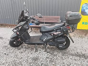 багажник на скутер купить: Скутер/макси-скутер с внедорожным обвесом и кофром - Тип: бензиновый — 9