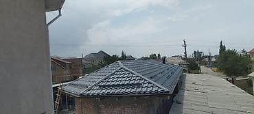 слив дождевой воды с крыши: Кровельные работы под ключ - Монтаж скатных крыш любой сложности — 10
