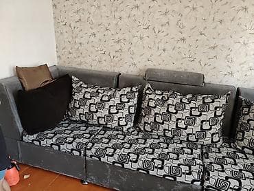 раковины с тумбой бишкек: Угловой диван, C подушками — 1