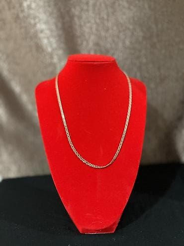 Золотые цепочки и кулон - Тонкие изящные цепочки из желтого золота