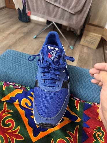 Личные вещи: Мужские кроссовки, 45, Reebok, Б/у, цвет - Синий — 1