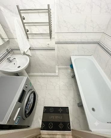 Квартиры: 2 комнаты, 68 м², Улан мкр Элитка, 11 этаж, Евроремонт — 4