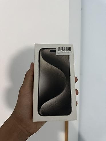 iphone 4a: IPhone 15 Pro, Б/у, 256 ГБ, Natural Titanium, Коробка, Чехол, 81 % — 1