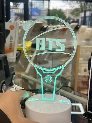 bubble tea: Акриловый 3D-ночник с подсветкой BTS - Тематические сменные акриловые — 3