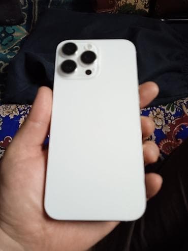 apple 13 mini: IPhone 16 Pro Max, Б/у, 512 ГБ, Белый, 90 % — 2