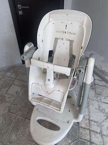 сумка оперативка: Стульчик для кормления, Б/у, Peg perego, Пластик, Трансформер, цвет - Белый, Самовывоз, Платная доставка — 8