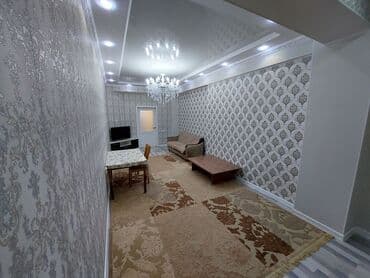 долгосрочная квартира кызыл аскер: 3 комнаты, Без подселения, С мебелью полностью — 12