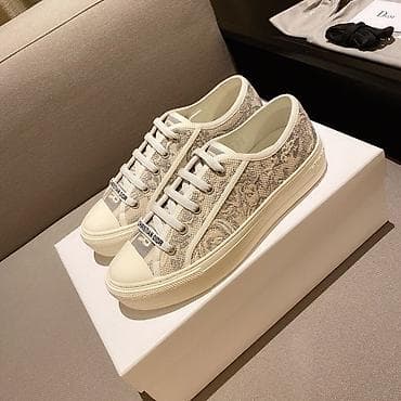 Кеды Christian Dior с вышивкой