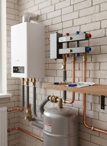 средство для выгребных ям: Гидравлическая стрелка (гидроразделитель) с коллектором для системы — 1