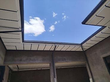 туникафон фасад: Алюминиевые кассетные потолки и софиты для карнизов - Материал — 6