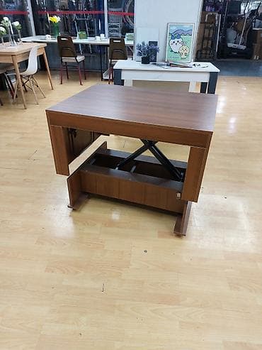 столы низкие: Журнально-обеденный стол "Стамбул" Длина: 92/175 Ширина: 70 Высота — 3