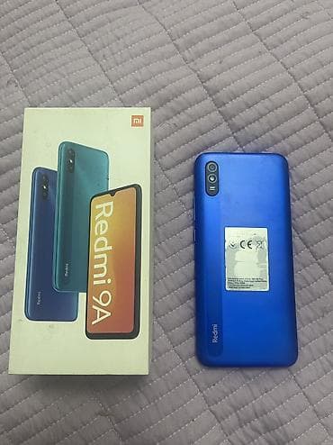 а 10 с: Redmi, Redmi 9A, Б/у, 32 ГБ, цвет - Синий — 1