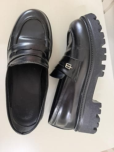 Женская обувь: Лоферы, 39, BALDININI, Б/у, цвет - Черный, Самовывоз — 5