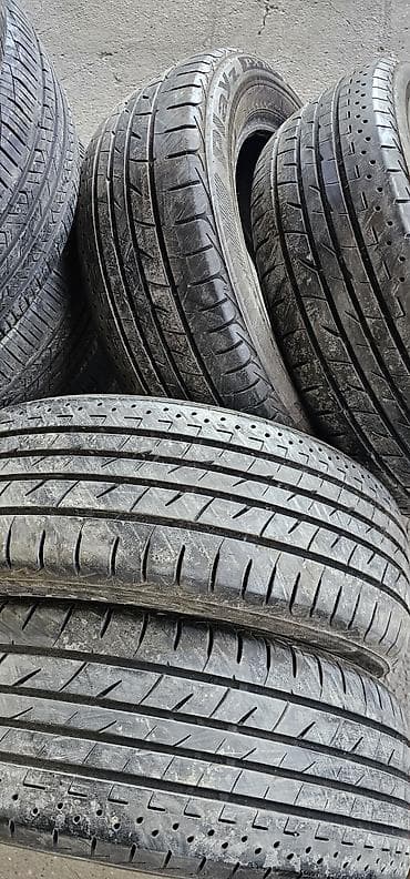 bridgeston: Шины 215 / 60 / R 17, Лето, Б/у, Комплект, Легковые, Япония, Bridgestone — 1