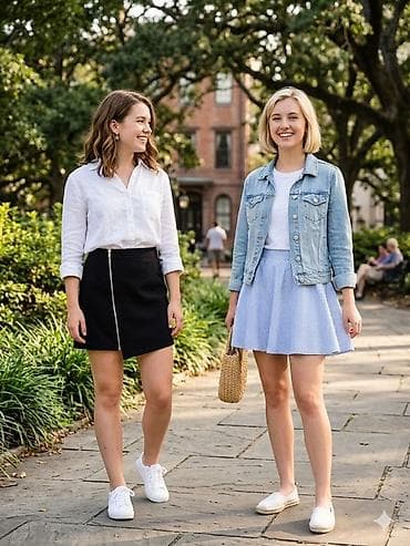 летние одежды: Летние женские образы — легкие платья, юбки и базовые вещи - Белое — 2