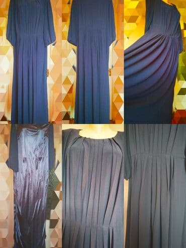 длинные платья для беременных: Вечернее платье, Длинная модель, Креп, С рукавами, M — 26