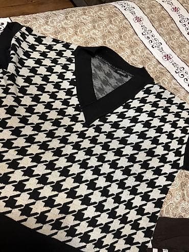 Эркектер кийими: 1. Жилет вязаный NARSAC с узором «гусиная лапка» - Модель — 2