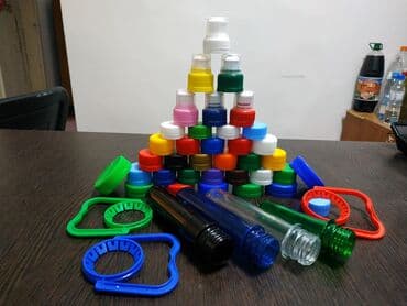 Дизайн, долборлоо: Крышки для пэт-бутылок и для 5-10 литровых бутылей. Для горловин — 7