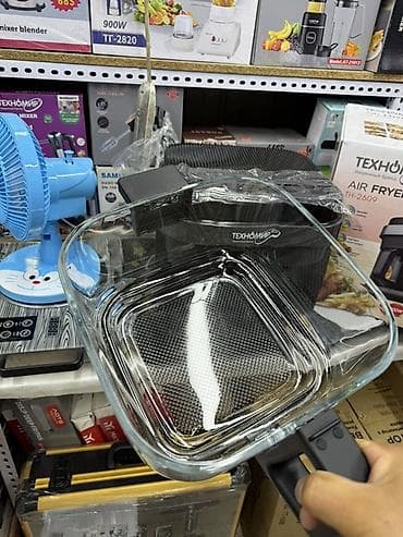 Техника жана электроника: Аэрофритюрница Техномир TH-2609 - Тип: Air Fryer с окном обзора - — 4
