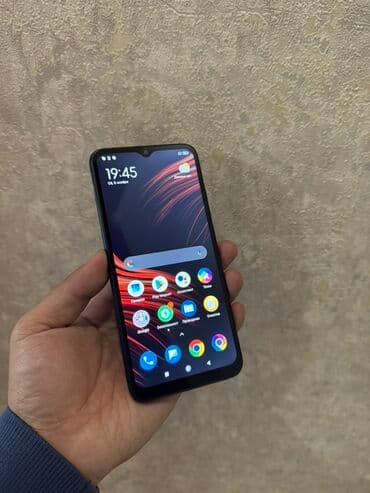 клавиатура 80: Poco C3, Б/у, 64 ГБ, цвет - Черный, 2 SIM — 2